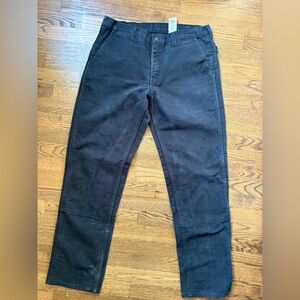 Filson black double knee work pants from their CCF FILSON LINE  Denim Pants